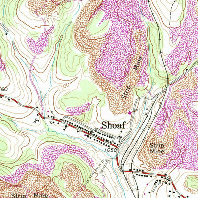 United States Geological Survey Smithfield, PA (1964, 24000-Scale) digital map