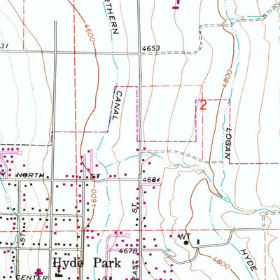 United States Geological Survey Smithfield, UT (1964, 24000-Scale) digital map