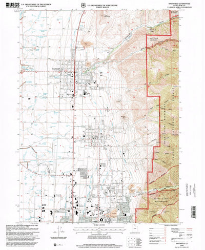 United States Geological Survey Smithfield, UT (1998, 24000-Scale) digital map