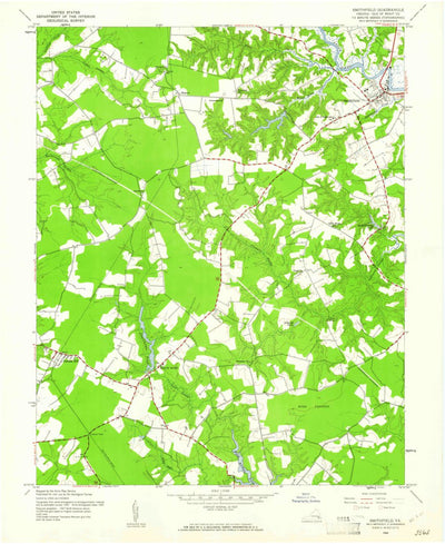 United States Geological Survey Smithfield, VA (1944, 24000-Scale) digital map