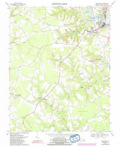 United States Geological Survey Smithfield, VA (1968, 24000-Scale) digital map