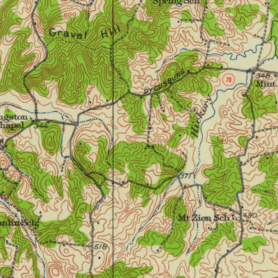 United States Geological Survey Smithland, IL-KY (1942, 62500-Scale) digital map