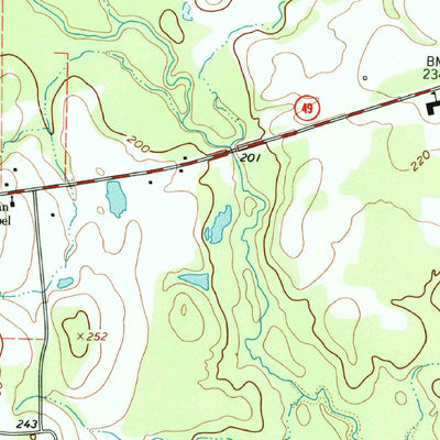 United States Geological Survey Smithland, TX (1962, 24000-Scale) digital map