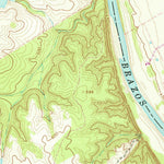 United States Geological Survey Smiths Bend, TX (1966, 24000-Scale) digital map