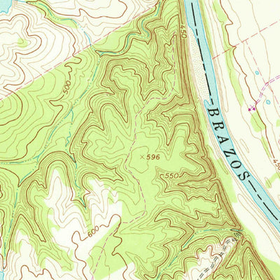 United States Geological Survey Smiths Bend, TX (1966, 24000-Scale) digital map