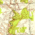 United States Geological Survey Smiths Creek, MI (1952, 24000-Scale) digital map