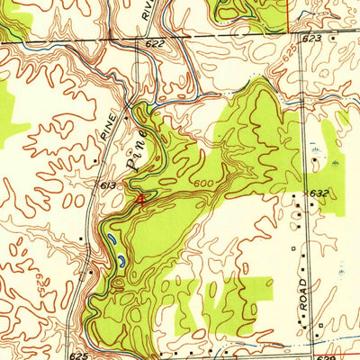 United States Geological Survey Smiths Creek, MI (1952, 24000-Scale) digital map