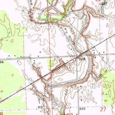 United States Geological Survey Smiths Creek, MI (1968, 24000-Scale) digital map