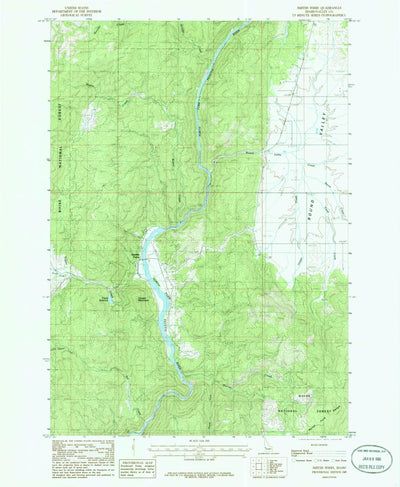 United States Geological Survey Smiths Ferry, ID (1985, 24000-Scale) digital map