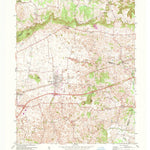 United States Geological Survey Smiths Grove, KY (1966, 24000-Scale) digital map