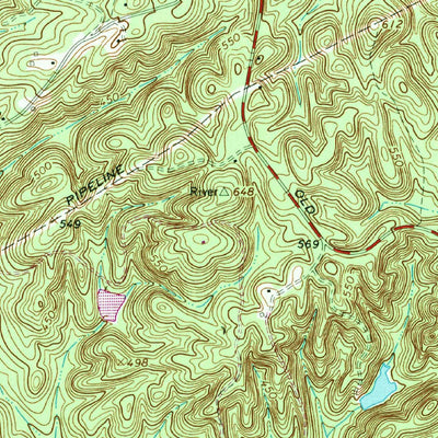 United States Geological Survey Smiths Station, AL-GA (1965, 24000-Scale) digital map