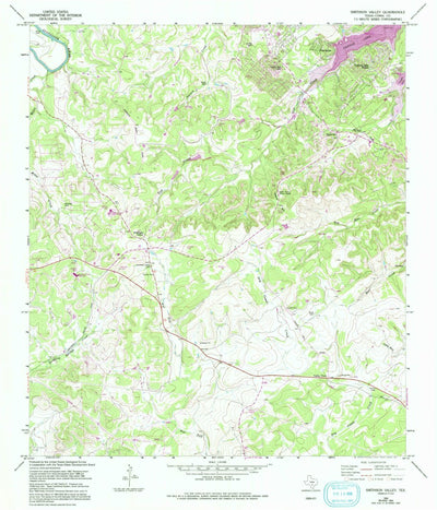 United States Geological Survey Smithson Valley, TX (1964, 24000-Scale) digital map