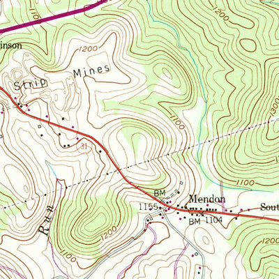 United States Geological Survey Smithton, PA (1954, 24000-Scale) digital map
