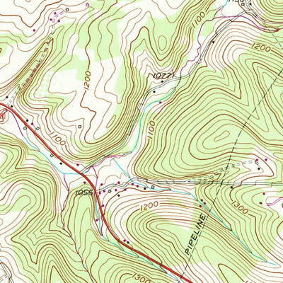 United States Geological Survey Smithton, PA (1954, 24000-Scale) digital map
