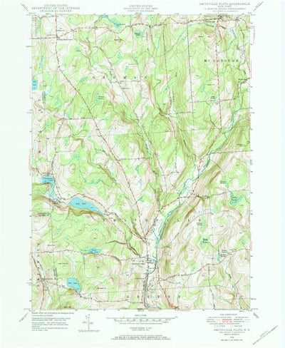 United States Geological Survey Smithville Flats, NY (1948, 24000-Scale) digital map