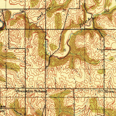 United States Geological Survey Smithville, MO (1914, 62500-Scale) digital map