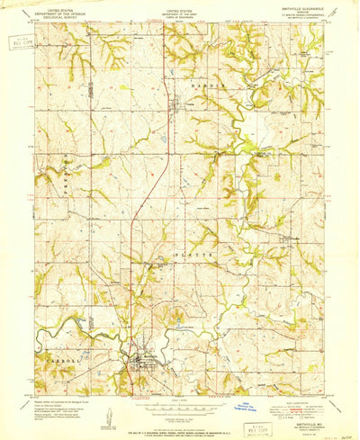 United States Geological Survey Smithville, MO (1951, 24000-Scale) digital map