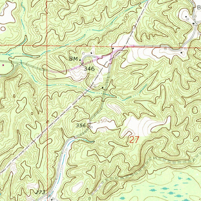 United States Geological Survey Smithville, MS (1966, 24000-Scale) digital map