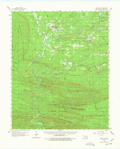 United States Geological Survey Smithville, OK (1960, 62500-Scale) digital map