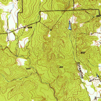 United States Geological Survey Smithville, TX (1948, 62500-Scale) digital map