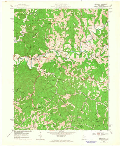 United States Geological Survey Smithville, WV (1964, 24000-Scale) digital map