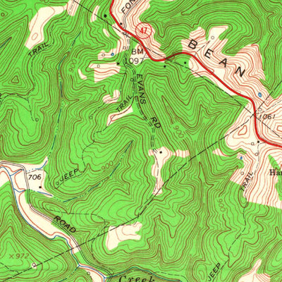 United States Geological Survey Smithville, WV (1964, 24000-Scale) digital map