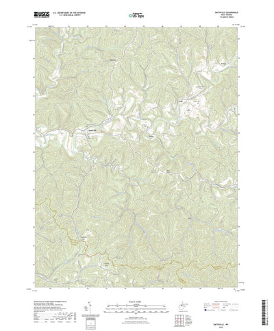 United States Geological Survey Smithville, WV (2023, 24000-Scale) digital map