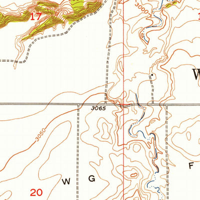 United States Geological Survey Smithwick NW, SD (1951, 24000-Scale) digital map