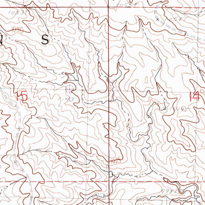 United States Geological Survey Smithwick, SD (1982, 25000-Scale) digital map
