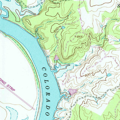 United States Geological Survey Smithwick, TX (1967, 24000-Scale) digital map