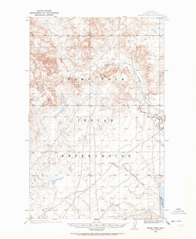 United States Geological Survey Smoke Creek, MT (1909, 62500-Scale) digital map