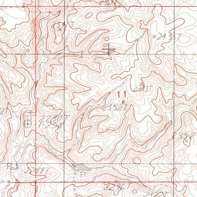 United States Geological Survey Smoke Creek NE, MT (1983, 24000-Scale) digital map