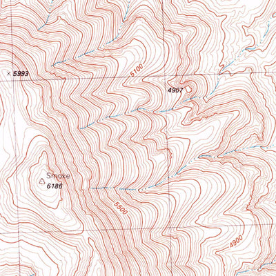 United States Geological Survey Smoke Creek Ranch, NV-CA (1980, 24000-Scale) digital map