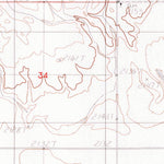 United States Geological Survey Smoke Creek SW, MT (1983, 24000-Scale) digital map