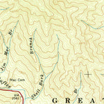 United States Geological Survey Smokemont, NC (1964, 24000-Scale) digital map