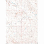 United States Geological Survey Smoky Butte, MT (1983, 24000-Scale) digital map
