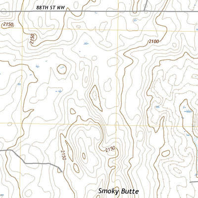 United States Geological Survey Smoky Butte, ND (2020, 24000-Scale) digital map