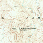 United States Geological Survey Smoky Creek, TX (1971, 24000-Scale) digital map