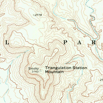 United States Geological Survey Smoky Creek, TX (1971, 24000-Scale) digital map