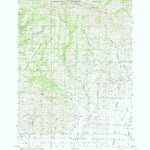 United States Geological Survey Smoky Dome, ID (1986, 24000-Scale) digital map