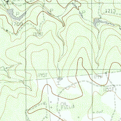 United States Geological Survey Smoky Draw, TX (1984, 24000-Scale) digital map