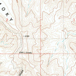 United States Geological Survey Smoky Hollow, UT (1985, 24000-Scale) digital map