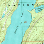 United States Geological Survey Smoky Lake, MI-WI (1981, 24000-Scale) digital map