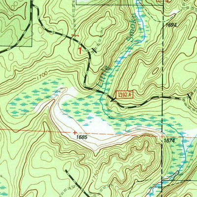 United States Geological Survey Smoky Lake, MI-WI (1999, 24000-Scale) digital map