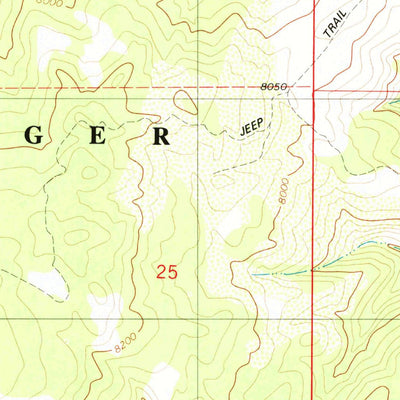 United States Geological Survey Smoot, WY (1980, 24000-Scale) digital map