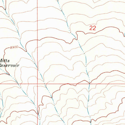 United States Geological Survey Smooth Knoll, UT (1969, 24000-Scale) digital map