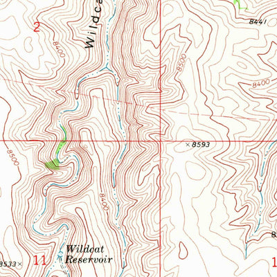 United States Geological Survey Smooth Knoll, UT (1969, 24000-Scale) digital map