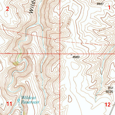 United States Geological Survey Smooth Knoll, UT (2002, 24000-Scale) digital map