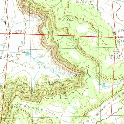 United States Geological Survey Smouse Mesa, NM (1985, 24000-Scale) digital map