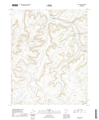 United States Geological Survey Smouse Mesa, NM (2020, 24000-Scale) digital map